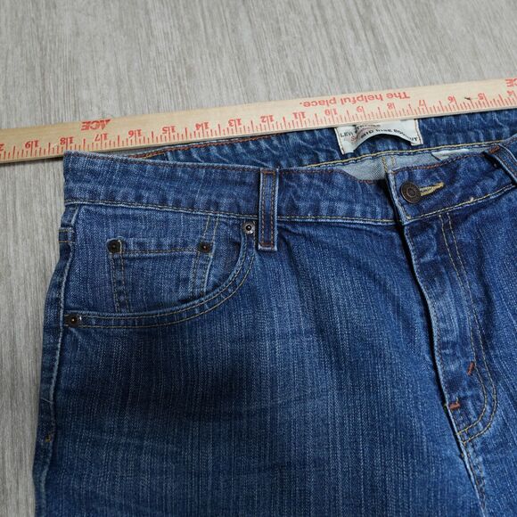 Y2K Levis Signature Mid Rise Bootcut Misses Size 16 M Stretch Denim Blue 36x31 - Picture 5 of 10